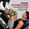 FELTER FITNESS Vendas para Rodillas Gym,Rodilleras elásticas Soporte para Levantamiento