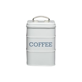 KitchenCraft Living Nostalgia Coffee Storage Canister, 11 x 17 cm - French Grey