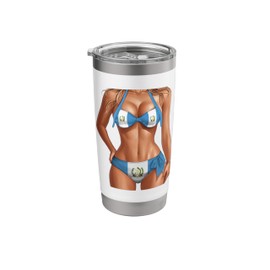 Guatemalan Flag Heritage Bikini Outfit for Women Guatemala Stainless Steel Insulated Tumbler