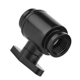G1/4 Inch Water Cooling Valve, G1/4" Female Black Water Ball Valve with Handle for Computer Water Cooling System