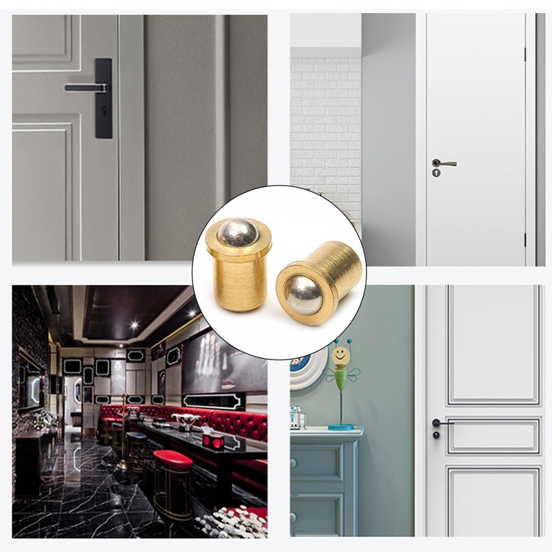 Utoolmart Ball Dia Brass Electroplating Door Cabinet Ball Catch Latch