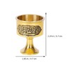 Alipis 2 Pcs Retro Decorative Cup Handmade Collection Engraved Wine