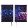 Starry Sky Keyed A5 Password Journal Belpet-style Personal Notebook Refillable