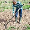 JAOTREL 48'' Bow Rake Heavy Duty Garden Rake with Stainless