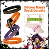 Mersper 60Pcs Wicked Silicone Bracelets Ghost Rubber Wristbands, Classroom Prizes