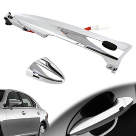 Zikerluder Front Door Handle Assy Compatible with Lexus ES350 2007-2012 LS460 2007-2017 LS600hl 2008-2016 Replacement Left Driver Side Door Outside Hanlde 69220-33060