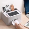 MHTECH Multifunction Tissue Box, Remote Control and Tissue Holder, Organizer