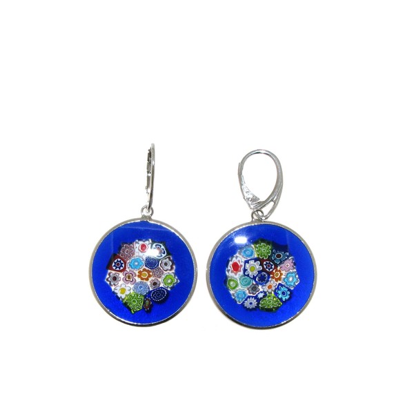Venetiaurum Murrina Women's Stud Earrings with Genuine Murano Glass and