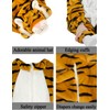 COSLAND - Mameluco unisex de franela para bebé, Tigre, 12-18