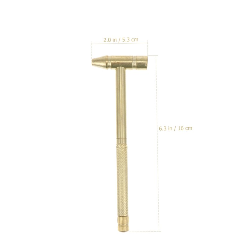 WHAMVOX 1set Mini Hammer Tool Multifunctional Diy Copper Hammer with
