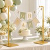 Gold Purse Holder Stand, 2Pcs Adjustable Height table banner stand