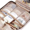NISHEL Travel Toiletry Bag for women, Portable Hanging Organizer for