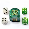 Backgammon Bead Dice Set 30mm Large Backgammon Double Cube Plus
