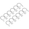 PATIKIL 8pcs 0.5M Safety Cable Lock Stainless Steel 2mm Diameter