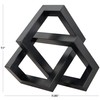 Deco 79 Metal Geometric Decorative Sculpture Abstract Shaped Home Decor