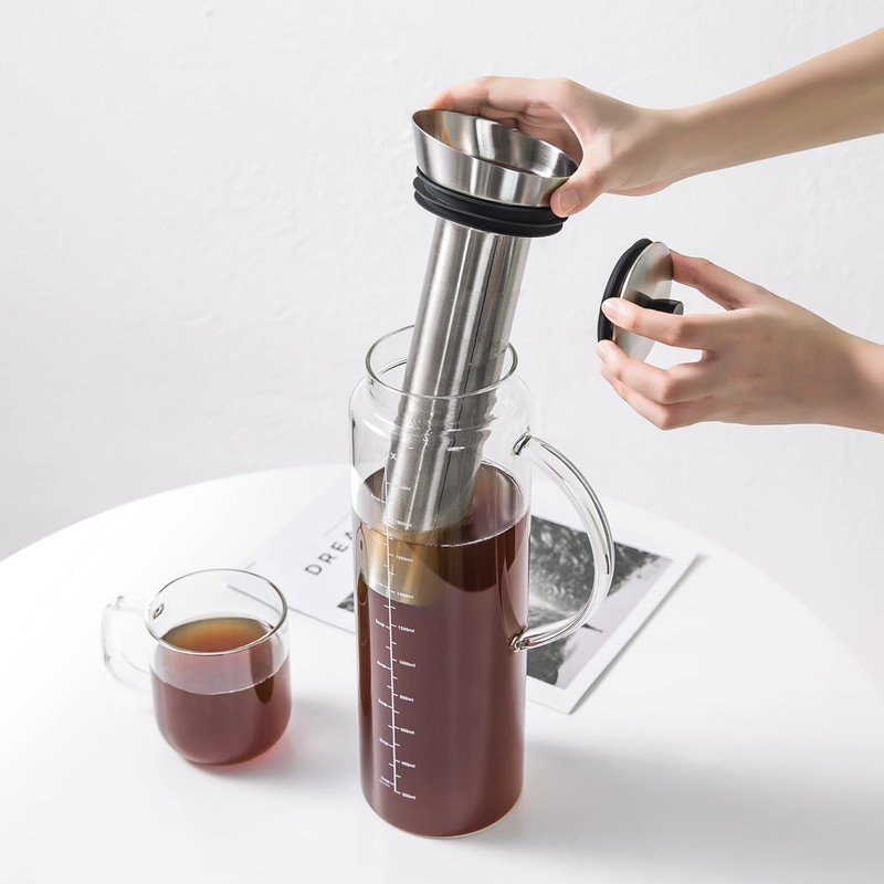 Aquach Cold Brew Coffee Iced Tea Maker & Fruit Pitcher