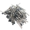Inovsolid 50 Pcs Pen Shape Wire Brush Set 1/8'' Shank