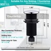 BESTILL Sink Air Activated Switch Button with 5 Ft Air