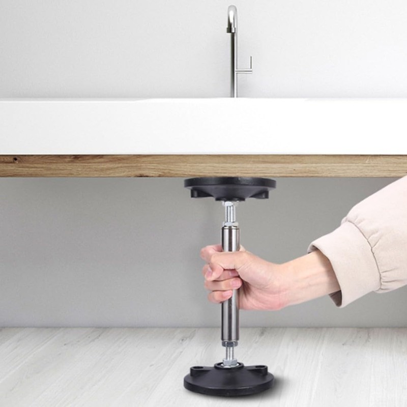 Telescopic Support Bar, Adjustable Support System, Heavy Duty and Height-Adjustable