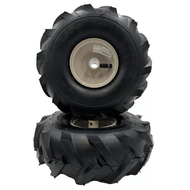 Hoosier Wheel Set - 11x4-4 Tiller Wheel - 3/4" Hub