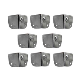 Chrome Plated Iron Corner Protector Metal Box Corner Support Angle Guard Chest Wrap