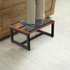 Wooden Step Stools for Non-Slip Rubber Feet, Heavy Duty Stepping