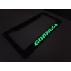 Godzilla GTR (Glowing) Godzilla GTR 100% Carbon Fiber License Plate