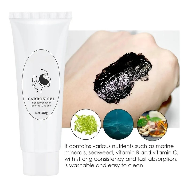 Mascarilla De Carbón Activado Con 2 Cremas Para Todo Tipo