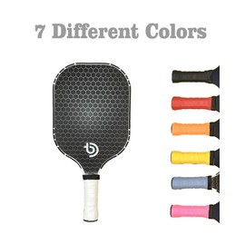 Pickle Gear Racket Handle Grip Anti Slip High Absorbent Extra Thin Tacky Overgrip for Pickleball Paddle Set of 10 (Black)