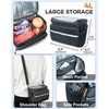 Danuosie Bike Handlebar Bag, Insulated Cooler Front Frame Bag with