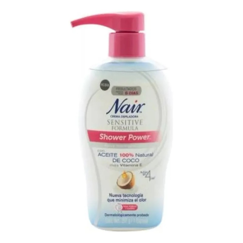 Crema Depiladora Nair Shower Power Sensitive Formula 357