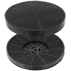 SPARES2GO Carbon Charcoal Filter compatible with CDA CCA52WH CHA15 Cooker Hood (175mm, Pack of 2)