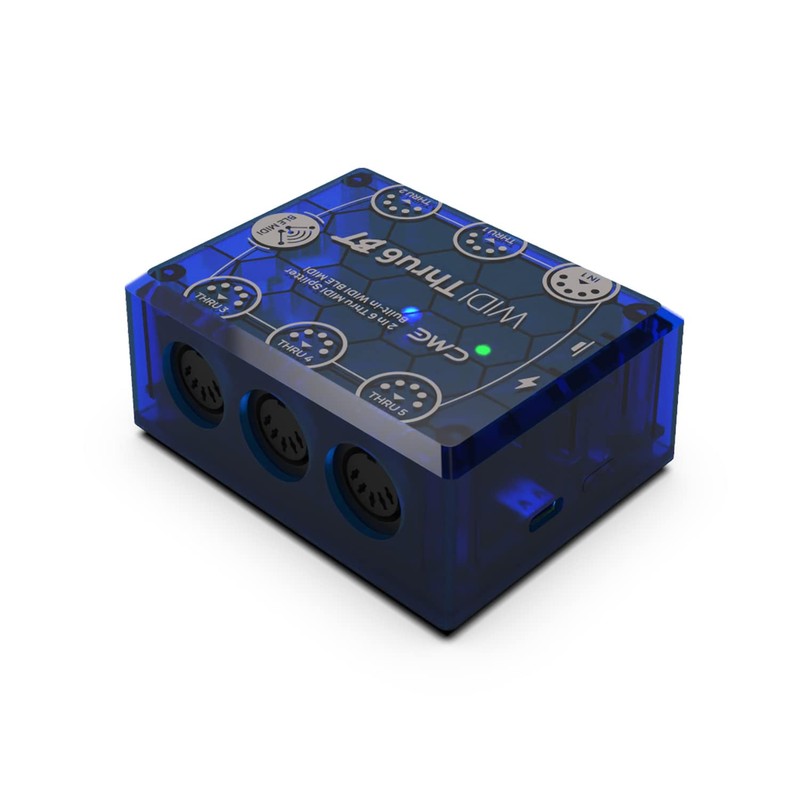 CME WIDI Thru6 BT - 2-in-6-out MIDI Thru/Split with 5-pin
