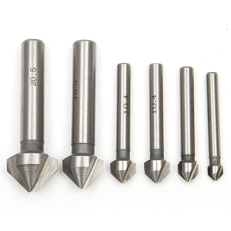 MALAYAS 3 flute 90° HSS Chamfer Cutter End Mill Drill