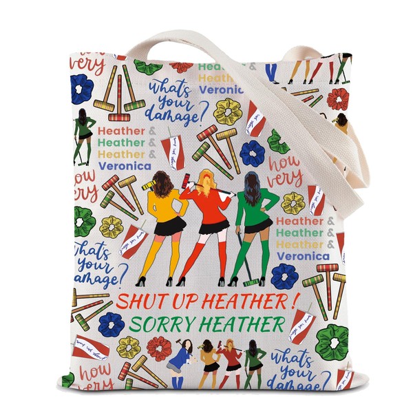 ZJXHPO Heathers Musical Tote Bag Shut Up Heather Sorry Heather
