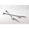 Quick Release Front and Rear Set Silver for Front 100mm