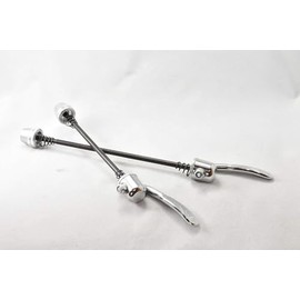 Quick Release Front and Rear Set Silver for Front 100mm & Rear 130mm