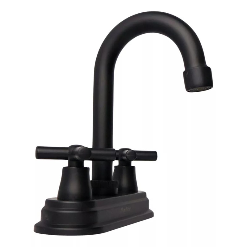 Maxims 4004N Llave Mezcladora Lavabo Giratoria Negro Mate