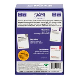 The 5 Love Languages® Card Game, Discover More About Yourself & Your Partner, 300 Prompt Cards To Spark Deep, Meaningful Conversations, Create New Date Ideas And Fun Quiz Questions For 2 Players, 16+