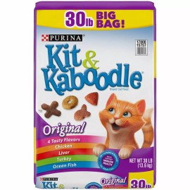 Purina Kit & Kaboodle Original Adult Complete & Balanced Dry Cat Food 30 lb