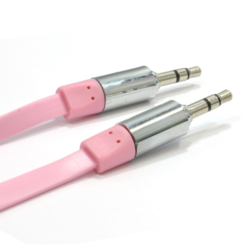kenable FLAT 3.5mm Jack with METAL Plug Stereo Audio Cable