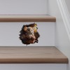 Coffee Lover Mouse Wall Hole Decal - Mouse Wall Sticker