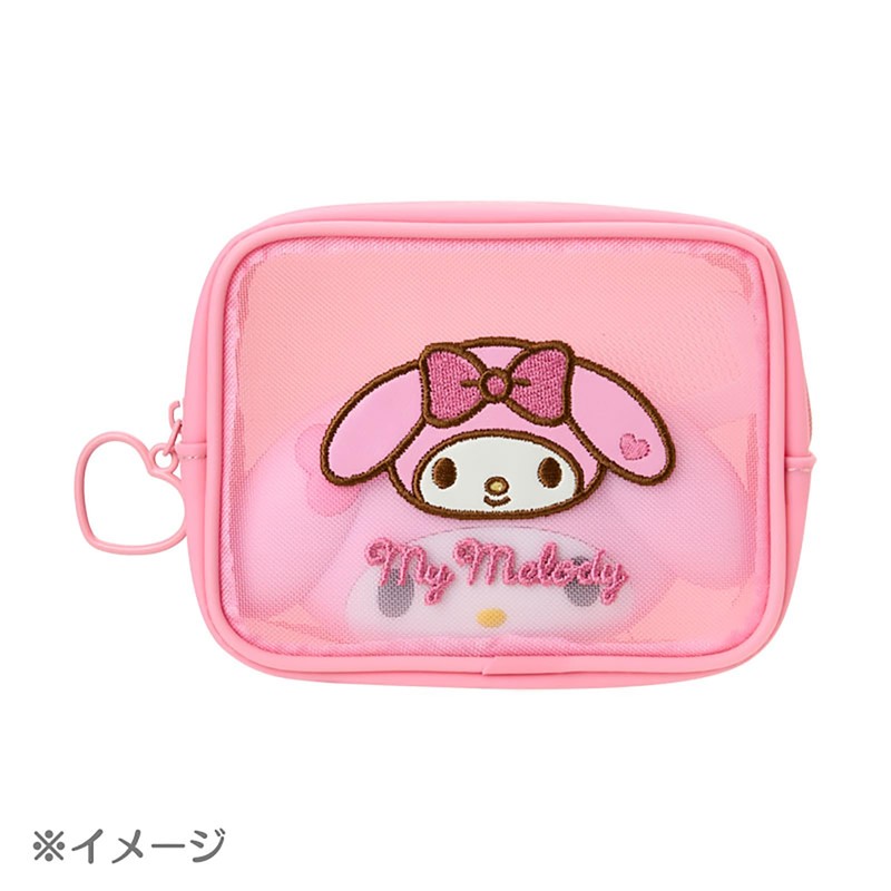 Sanrio 617091 Mini Pouch, Cinnamon Roll, PVC, Polyester, Steel, Accessory