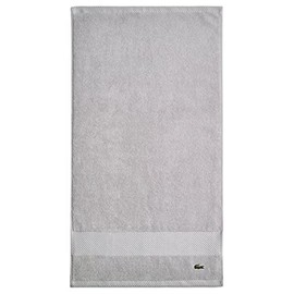 Lacoste Heritage Supima - Toalla de Mano de algodón, Microchip, 16 x 30 Pulgadas