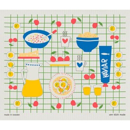 Scanmom [Direct import from Sweden] 1 large antibacterial dishcloth (1 random type) / 스칸맘  [스웨덴 직수입] 항균 행주 빅 1장 (랜덤1종)