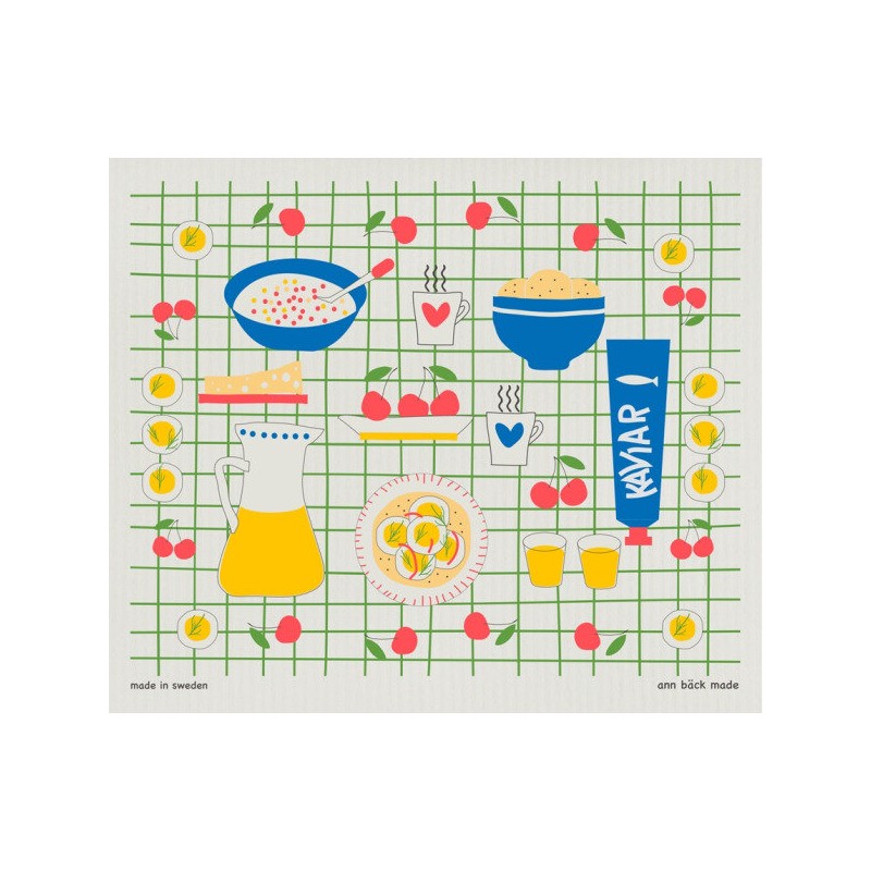 Scanmom [Direct import from Sweden] 1 large antibacterial dishcloth (1