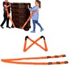 4PCS Forklift Lifting Moving Strap Furniture Transport Belt Shoulder Forearm