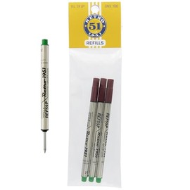 Tornado Rollerball Refills Green 3-Pack