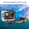 1080P HD 2inch LCD Screen Sports 30m Waterproof Action Camera