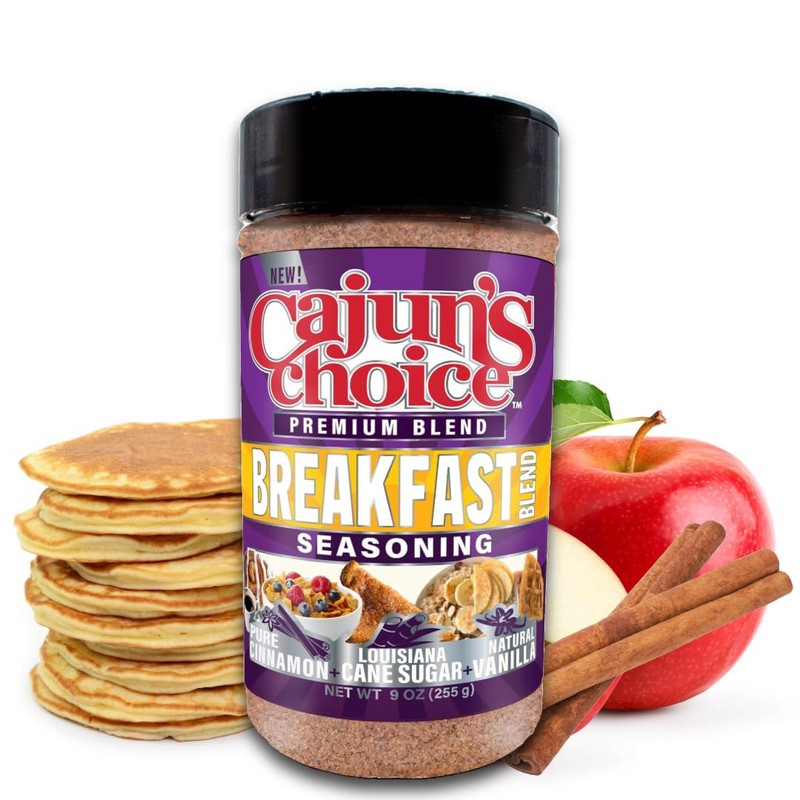 Cajun's Choice Premium Blend Breakfast Blend Seasoning 9 oz (Pack